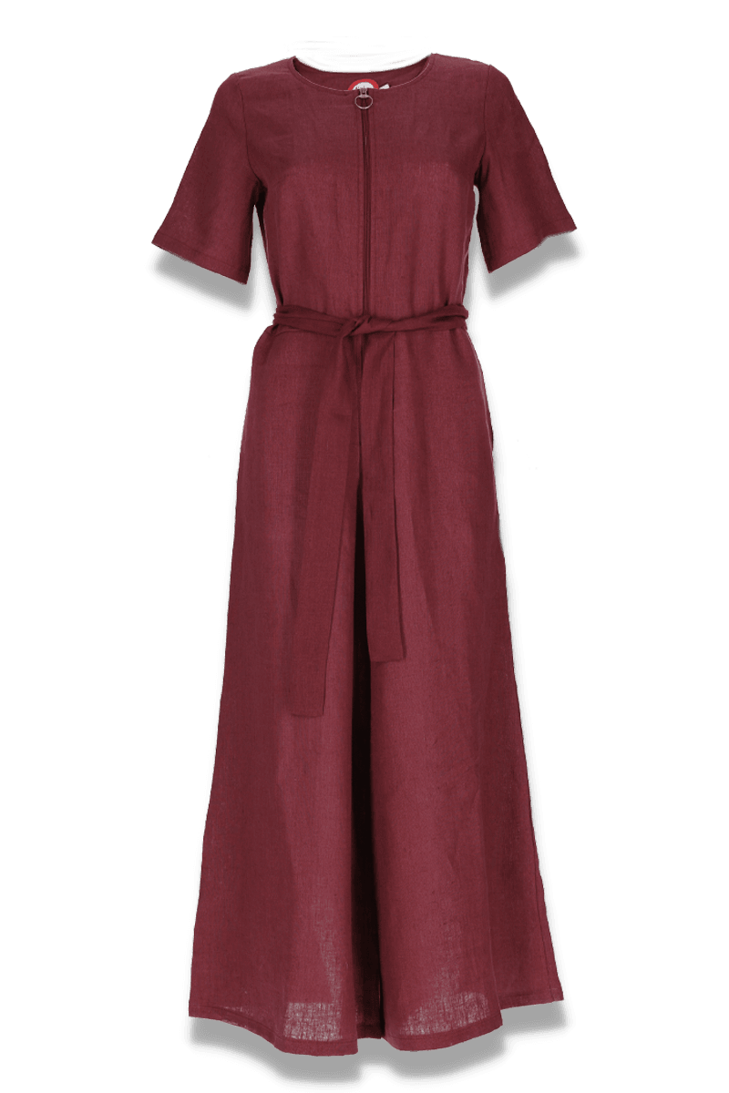 Laura plum jumpsuit