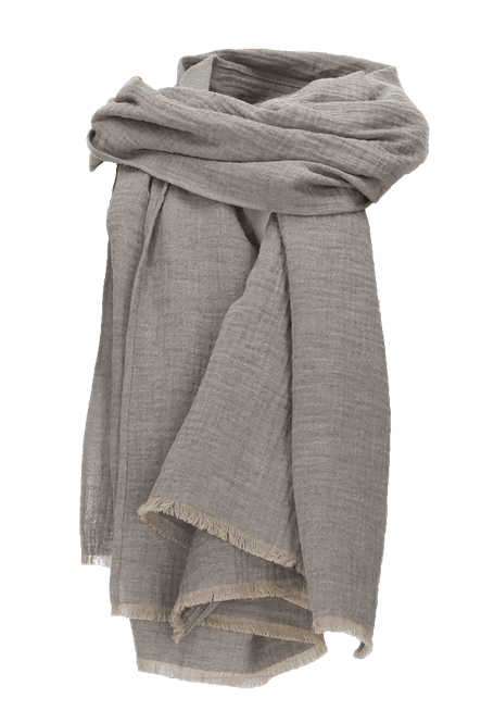 Hovedbilde Alma taupe melange sjal