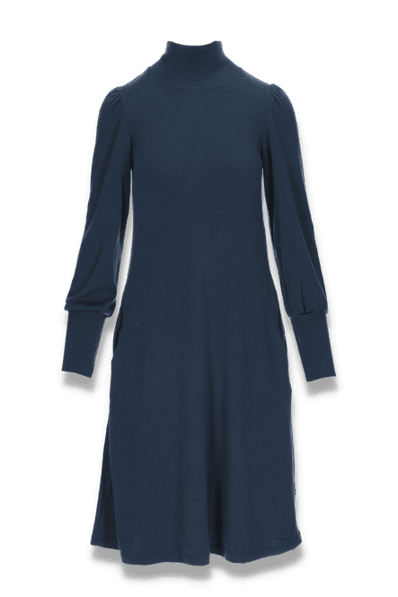 Hovedbilde Milanda blå merinoull kjole