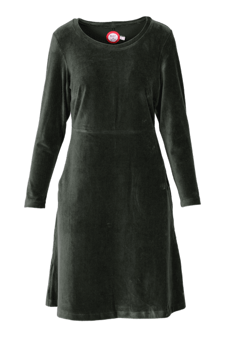 Hovedbilde Anja basis kjole i kombogrønn ...