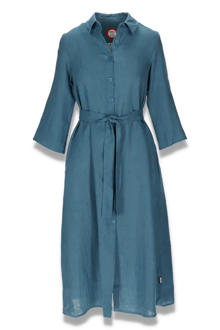 Hovedbilde Donna petrol skjortekjole i ...