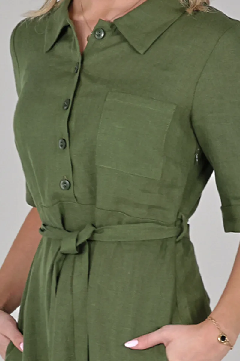 Pernilla linkjole i kombogrønn