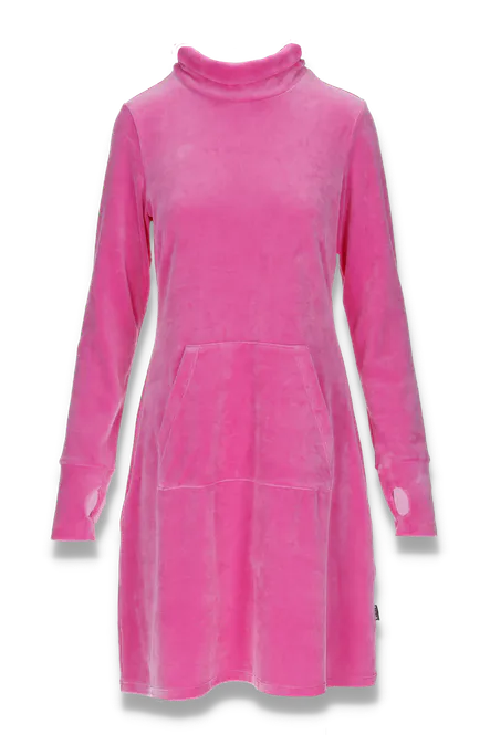 Hovedbilde Lilli rosa sporty velurkjole