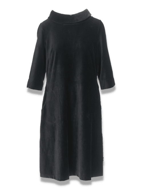 Hovedbilde Sanna sort kjole i velur