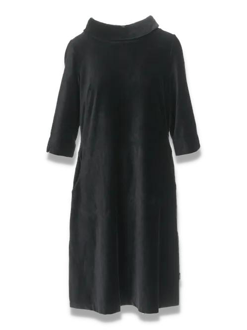 Hovedbilde Sanna sort kjole i velur