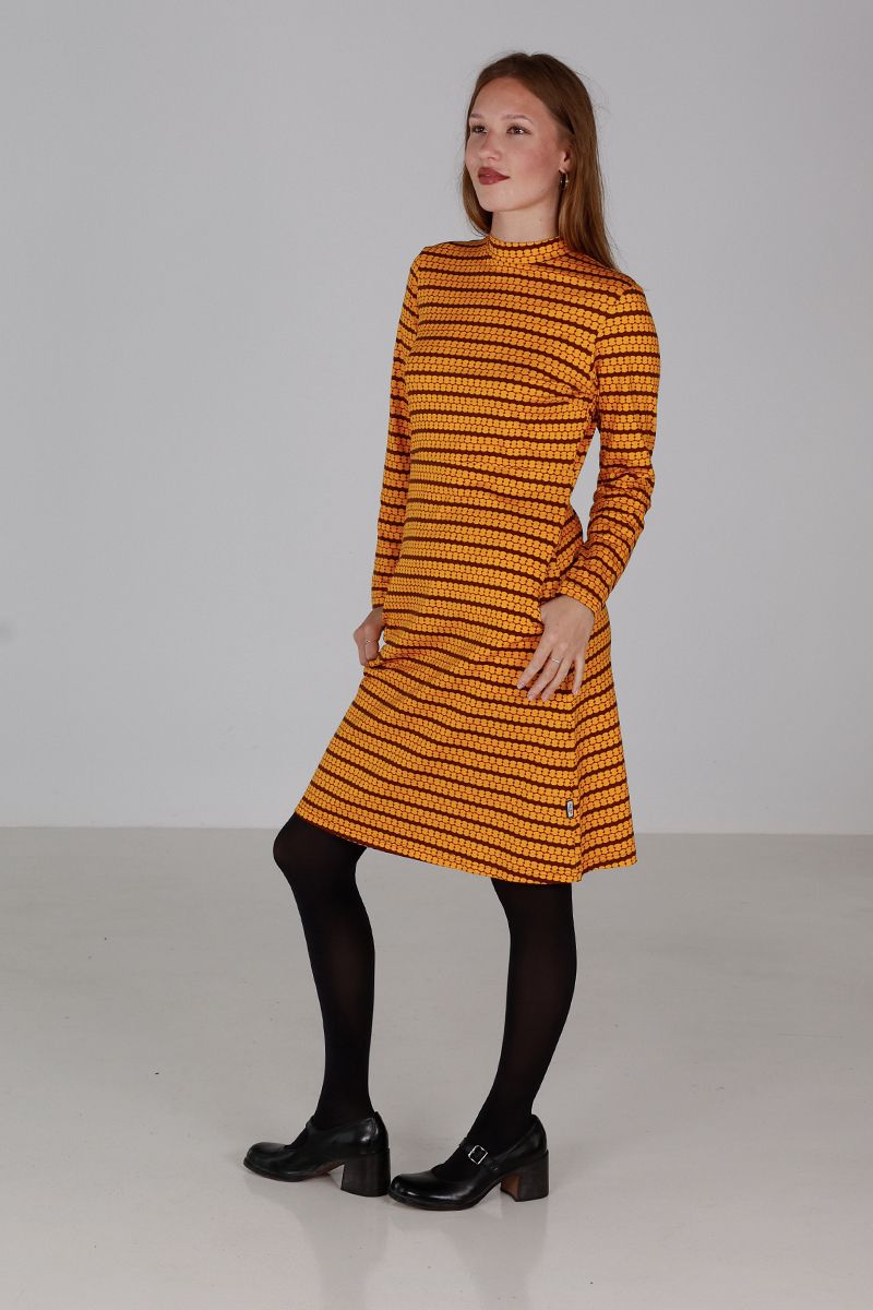 Gerd gul bomullskjole