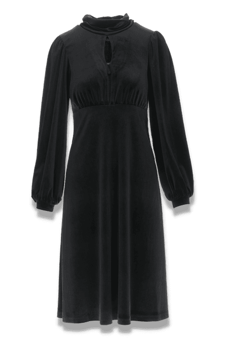 Hovedbilde Leandra sort flott kjole