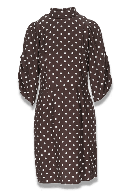 Hovedbilde Bella brun og sort polkadot ...