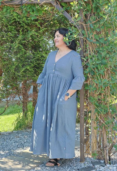 Hovedbilde India jeansblue melange boho ...