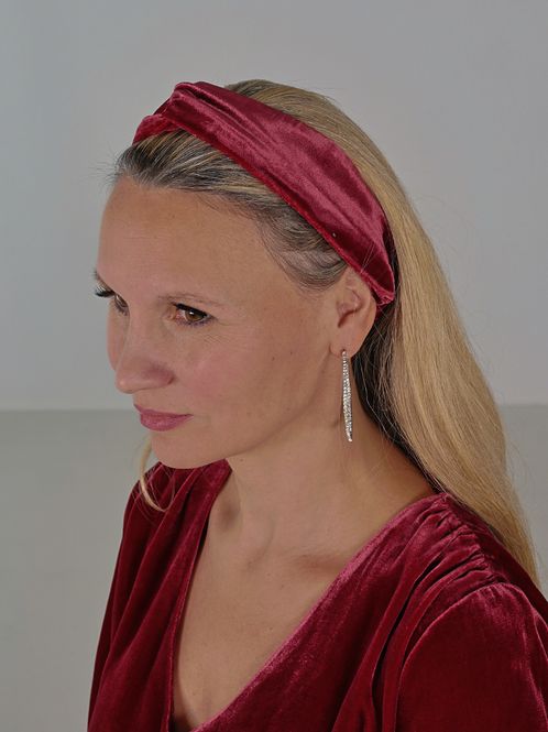 Hovedbilde Berte hårbånd  bourdeaux ...