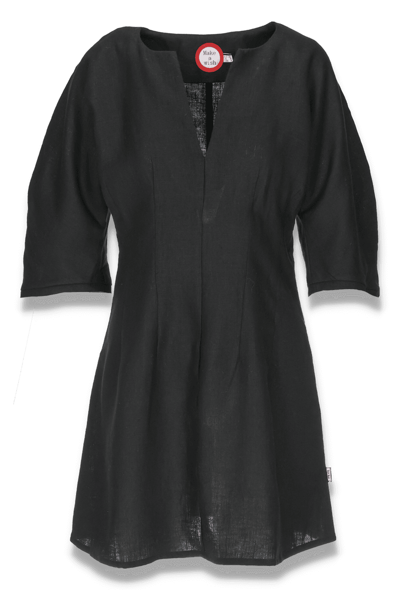 Mariell sort kort linkjole